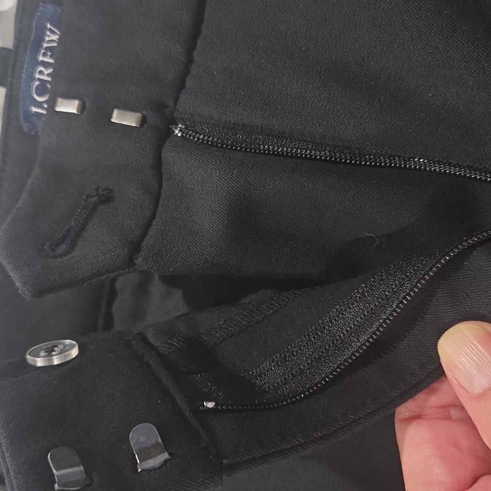 J. Crew Black Kallie Pants. Excellent Condition! Great For The Office And Beyond - Picture 4 of 7